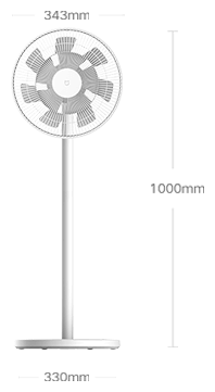 Умный вентилятор Xiaomi Smart Standing Fan 2 EU Bhr4828gl . - фотография № 3