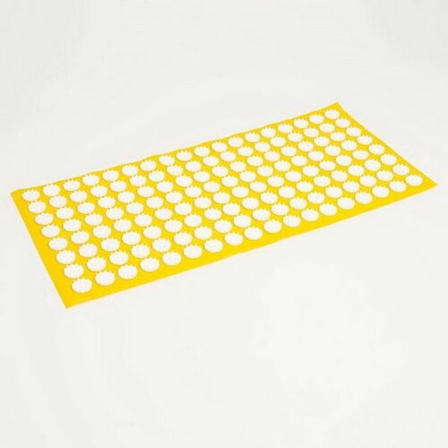 Аппликатор Кузнецова, 144 колючки, спанбонд, жёлтый, 26 x 56 см