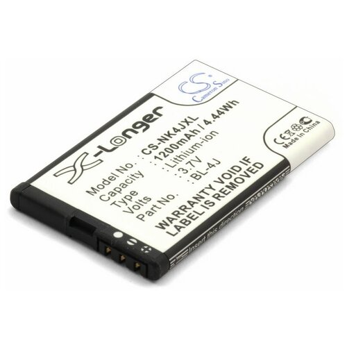 аккумулятор для сотового телефона nokia bl 6m 3 7v 1070mah код mb066523 Аккумулятор для телефона Nokia BL-4J (1200mah)