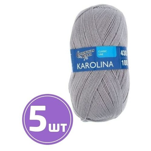 Пряжа Семеновская пряжа Karolina (1130), ангора, 5 шт. по 100 г