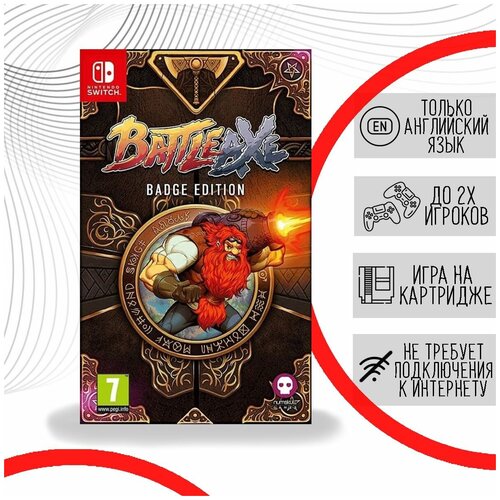 Battle Axe Badge Edition [Nintendo Switch, английская версия] игра nintendo для switch mario strikers battle league английская версия