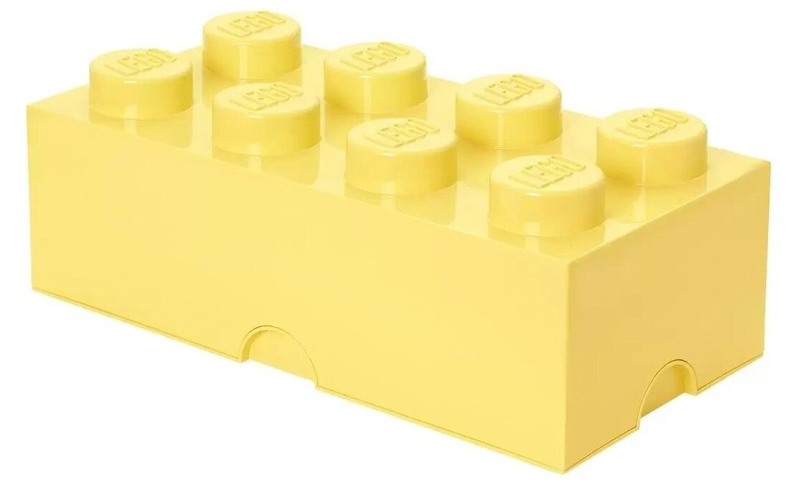 Контейнер LEGO 2х4 Knobs 4004 желтый