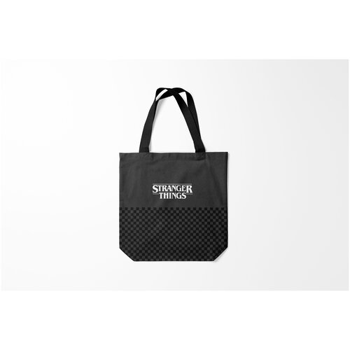 фото Сумка-шоппер / 40х40 см / сериалы / очень странные дела stranger things gray burnettie