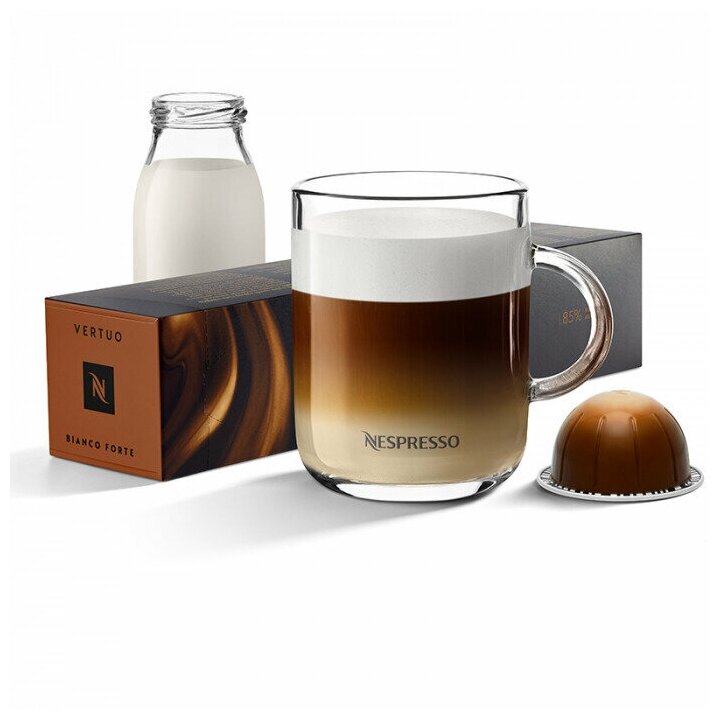 Кофе в капсулах Nespresso Vertuo Creations Bianco Forte, 10 шт. - фотография № 1