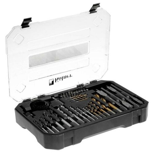 Набор сверл и бит Kolner KDS 49 сверла по деревуметаллубетону биты 20 шт 49 предметов 2951₽