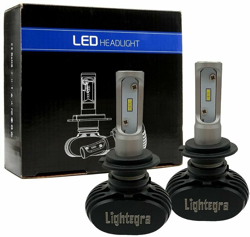 Светодиодная автомобильная лампа S1 LED Headlight цоколь H7 (2 шт)