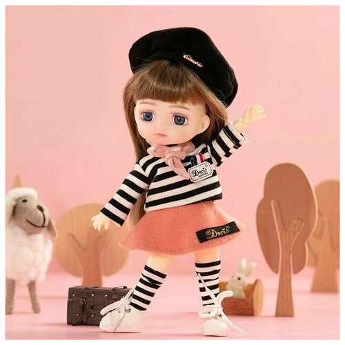 Doris Шарнирная BJD кукла Дорис - ДуоДуо (Mende Doll DuoDuo 22 cm)