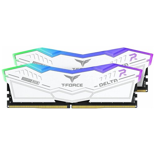 Модуль памяти DDR5 TEAMGROUP T-Force Delta RGB 32GB 2x16GB 5600MHz CL36 36-36-36-76 12V 1477200₽