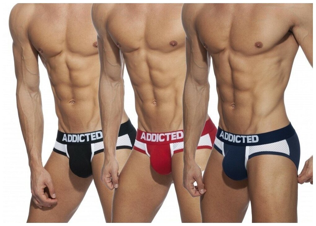 Трусы Addicted 3 Pack Combi Mesh Brief