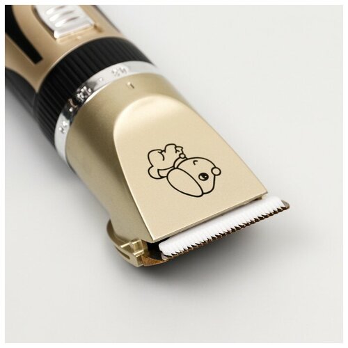 Машинка для стрижки аккумуляторная бесшумная регулировка ножа USB-зарядка 233300₽