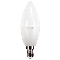 Лампа светодиодная Ergolux 13169, E14, C35, 9 Вт, 6500 К