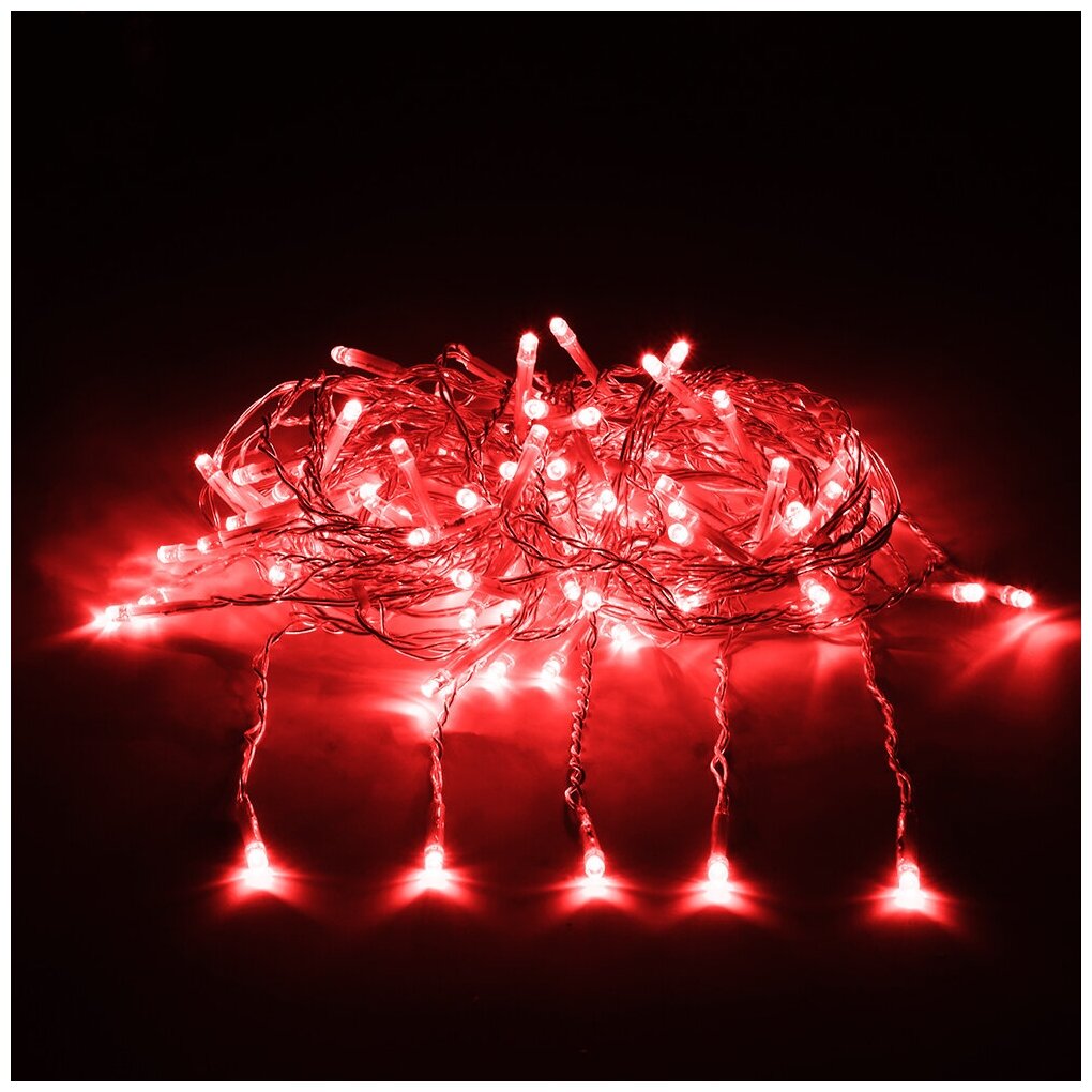 1,5*1,5м. Электрогирлянда ''Занавес'' с контроллером (теплый) 156LED IP20 Vegas 55077 - фото №18