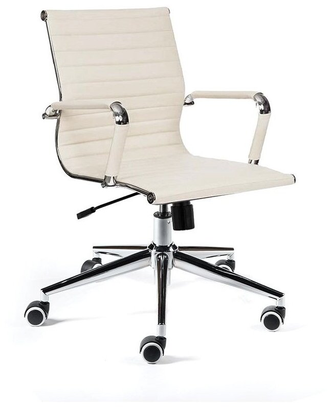 Компьютерное кресло NORDEN Техно LB офисное, обивка: искусственная кожа, цвет: слоновая кость