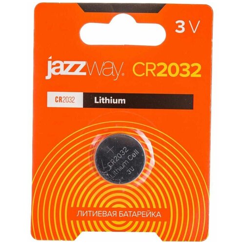 JazzWay Элемент питания литиевый CR2032 BL-1 JAZZway 2852892