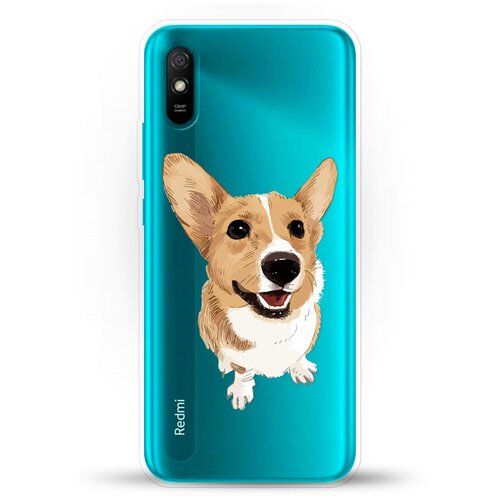 фото Силиконовый чехол хороший корги на xiaomi redmi 9a andy & paul