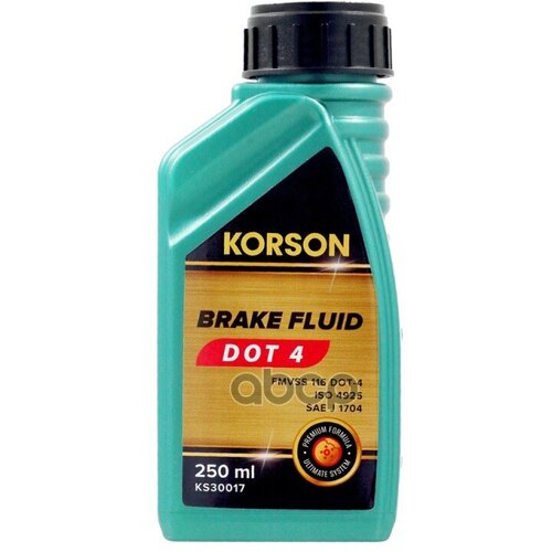 KORSON KS30017 dot-4 жидкость тормозная 0.25л