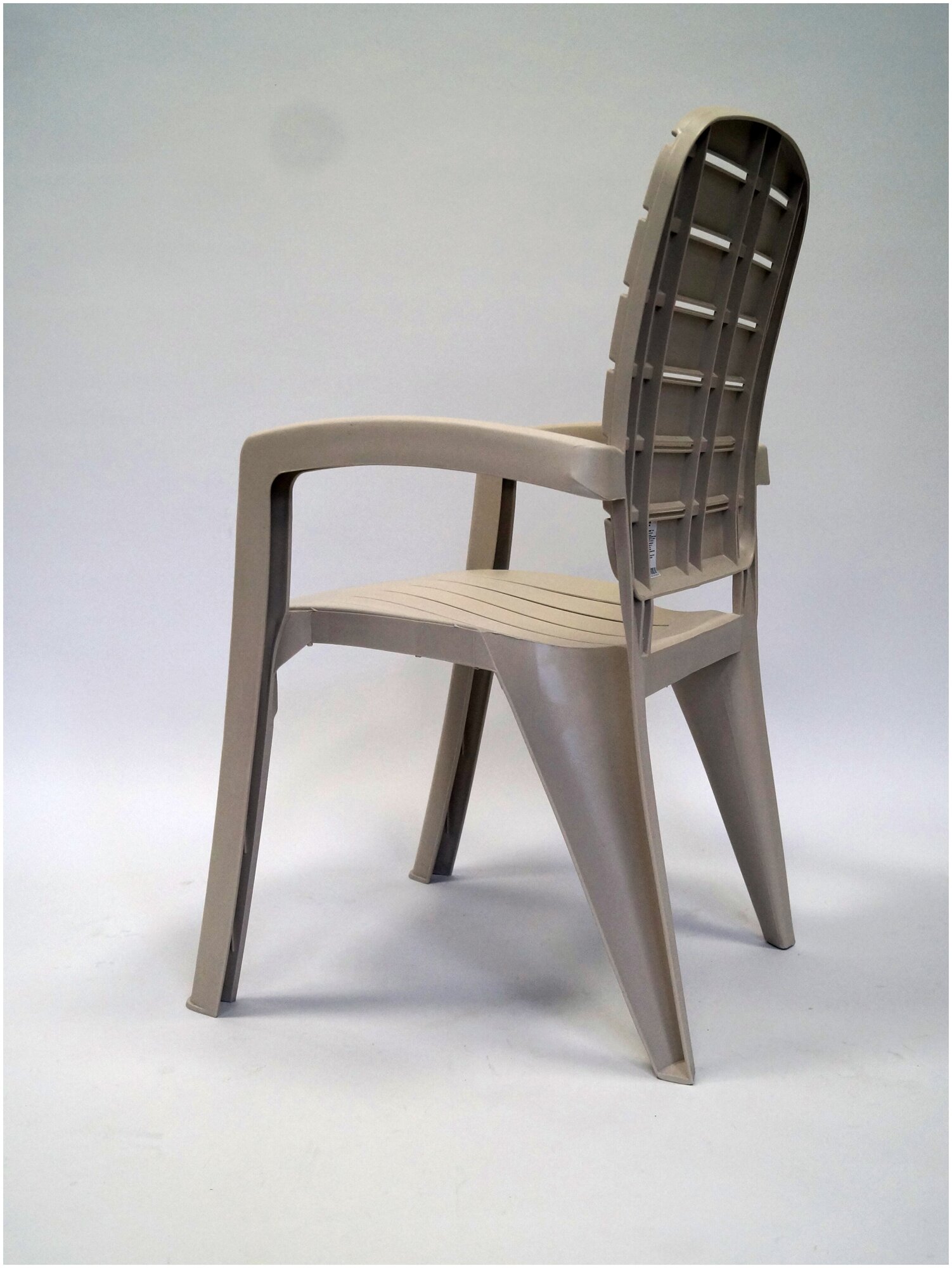 Садовые пластиковые кресла стулья для дачи Прованс, Грэй, 2 шт - фотография № 4