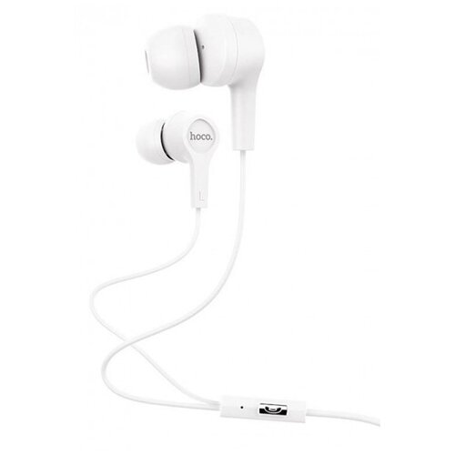 Наушники внутриканальные HOCO M50 Daintiness Jack 35мм 12 м цвет белый 32300₽
