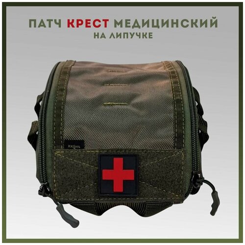 Патч тактический медицинский красный крест 270₽