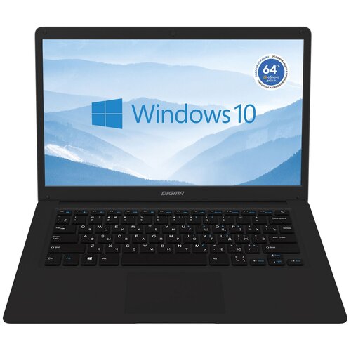Ноутбук Digma EVE 14 C414 Celeron N3350 4Gb eMMC128Gb Intel HD Graphics 500 14 IPS FHD 1920x1080 Wi 1836000₽