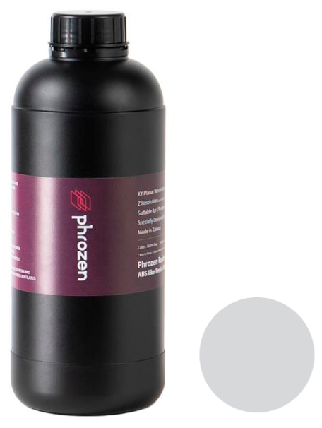 Phrozen Фотополимер Phrozen Water Washable Gray, серый (1 кг)