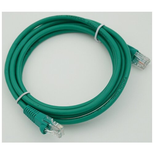 Патч-корд cat5E molded 2м зеленый RJ-45 (m)-RJ-45 (m) патч корд cat5e molded 5м синий rj 45 m rj 45 m упак 1шт