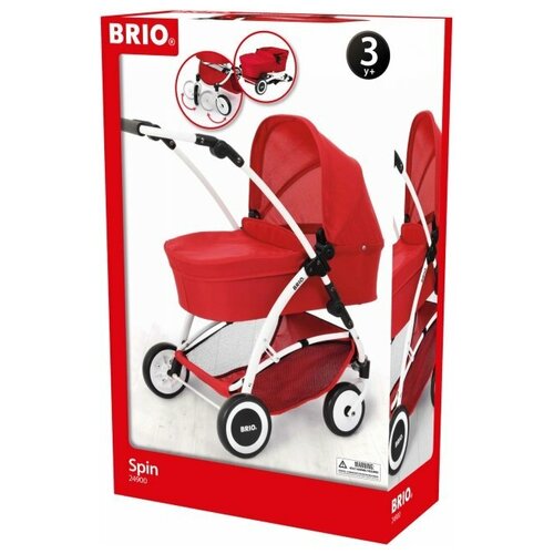 BRIO 24900 Коляска для кукол красная