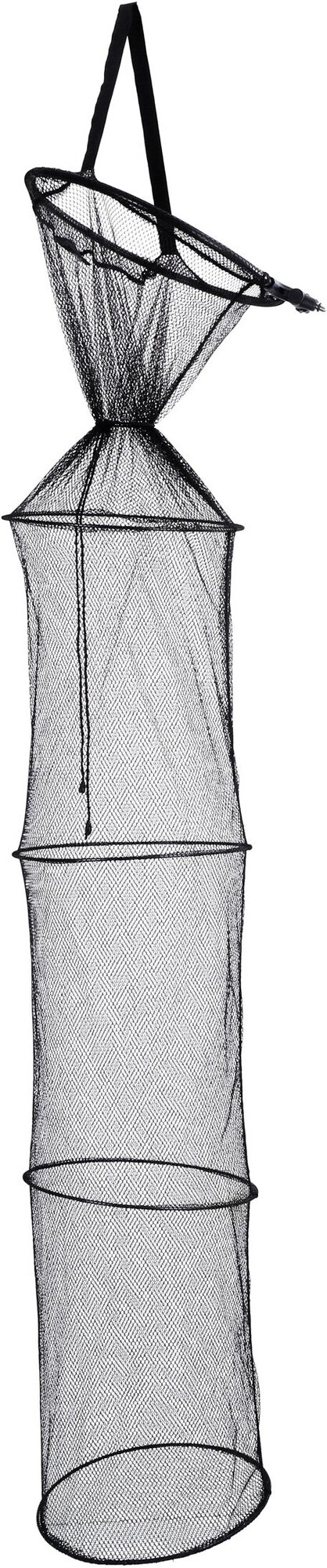 Садок рыболовный Mikado с металлическими обручами и раскладной под колышек 40/35 см x 200 см S17-4035-200