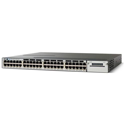 Коммутатор Cisco Catalyst WS-C3750X-48T-S коммутатор cisco ws c3650 48td l cisco catalyst 3650 48 port data 2x10g uplink lan base