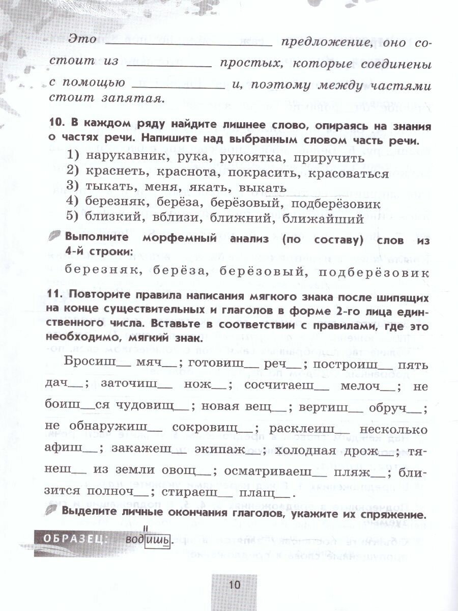 Русский язык. 5 класс. Рабочая тетрадь. В двух частях. Часть 2 - фото №12