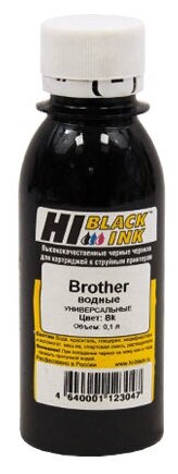 Чернила Hi-Black Универсальные для Brother, Bk, 0,1 л.