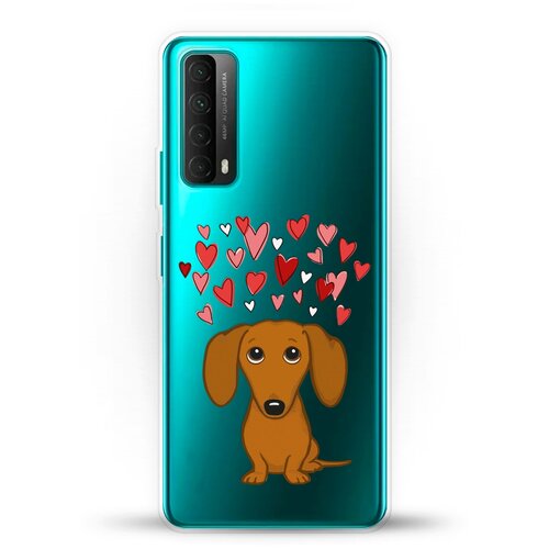 фото Силиконовый чехол любимая такса на huawei p smart 2021 andy & paul