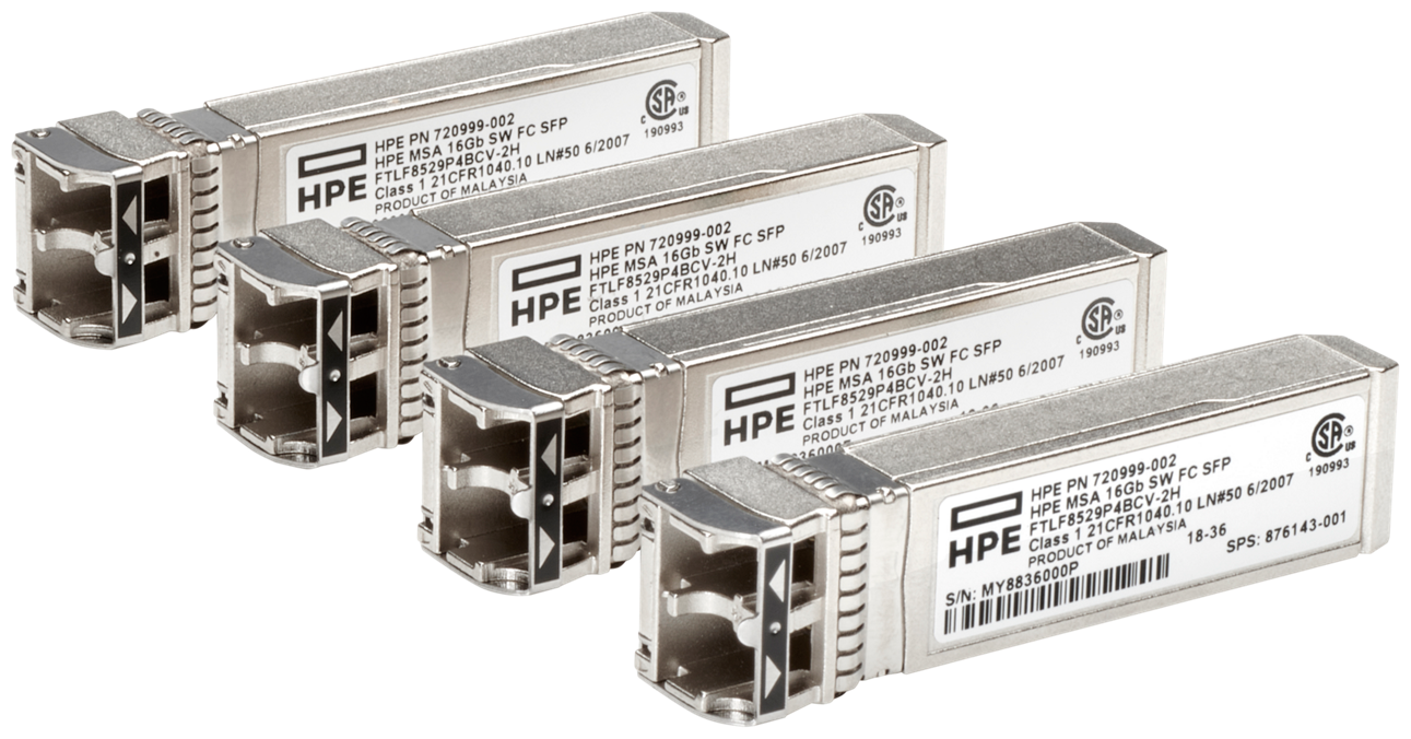 Трансивер HP HPE MSA 8Gb SW FC SFP 4pk XCVR