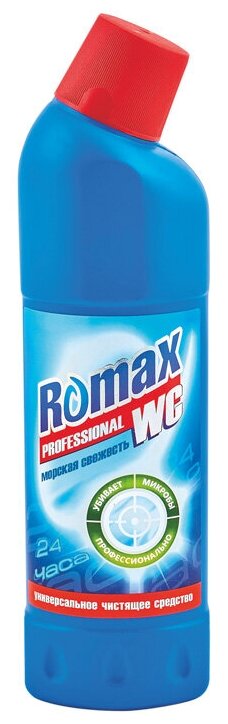 Средство чистящее Romax WC универсальное Морская свежесть 750г