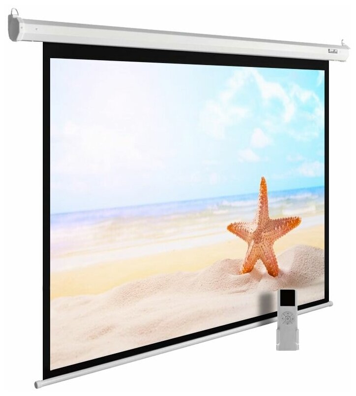 Экран Cactus 138x220см MotoExpert CS-PSME-220x138-WT 16:10 настенно-потолочный рулонный белый (моторизованный привод)