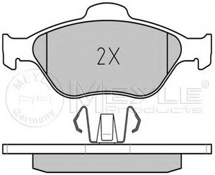 Дисковые тормозные колодки передние MEYLE 0252360418 для Ford, Mazda, Volvo (2 шт.)