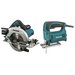 Набор электроинструмента Makita DK0167 лобзик 4329 + дисковая пила HS7601