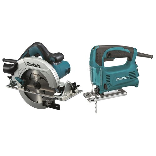 Набор электроинструмента Makita DK0167 лобзик 4329 + дисковая пила HS7601