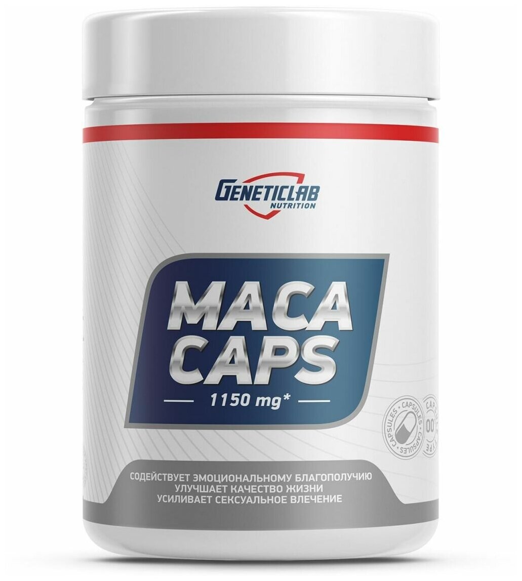    GeneticLab Nutrition, Maca Caps, 1150 mg, 60 , 60 