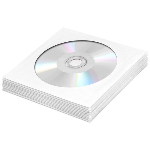 Диск DVD-R Ritek 4,7Gb 16x non-print (без покрытия) в бумажном конверте с окном, 10 шт.