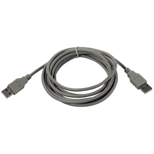 Кабель USB2.0 Am-Am 5Bites UC5009-030C соединительный - 3 метра, серый кабель 5bites usb 3 0 am am 1m uc3009 010