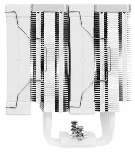 Кулер для процессора DEEPCOOL AK620 WH LGA20XX/1700/1200/115X/AM5/AM4 (8шт/кор, TDP 260W, PWM, DUAL Fan 120mm, 6 тепл. трубок, белый) RET (AK620 WH) - фото №2