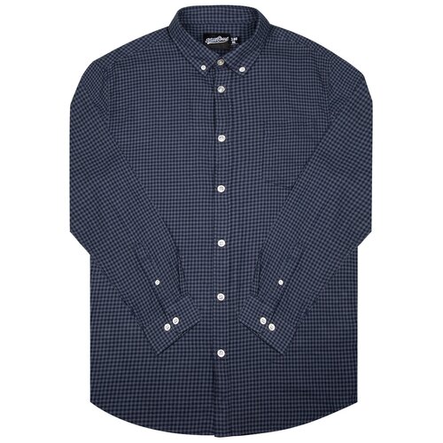 фото Рубашка мужская / street soul / клетка 0149 / тёмно-сине-серый / (xl)
