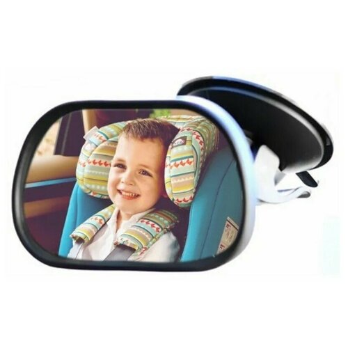 фото Зеркало - для наблюдения за ребёнком - малое - на стекло - royal accessories - в автомобиле - в машине - для контроля