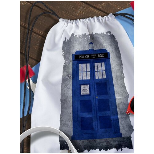 Мешок для сменной обуви Доктор Кто - 7050 tardis man