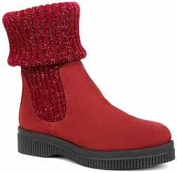 Женские зимние ботинки без каблука Westfalika, бордовый, Размер 37