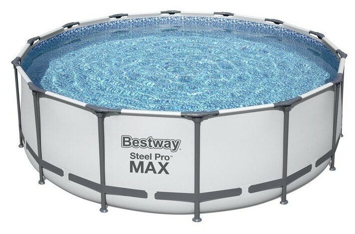 Бассейн BESTWAY каркасный Steel Pro Max 427х122см, фильтр-насос, лестница, тент в комплекте. арт. 5612X - фотография № 8