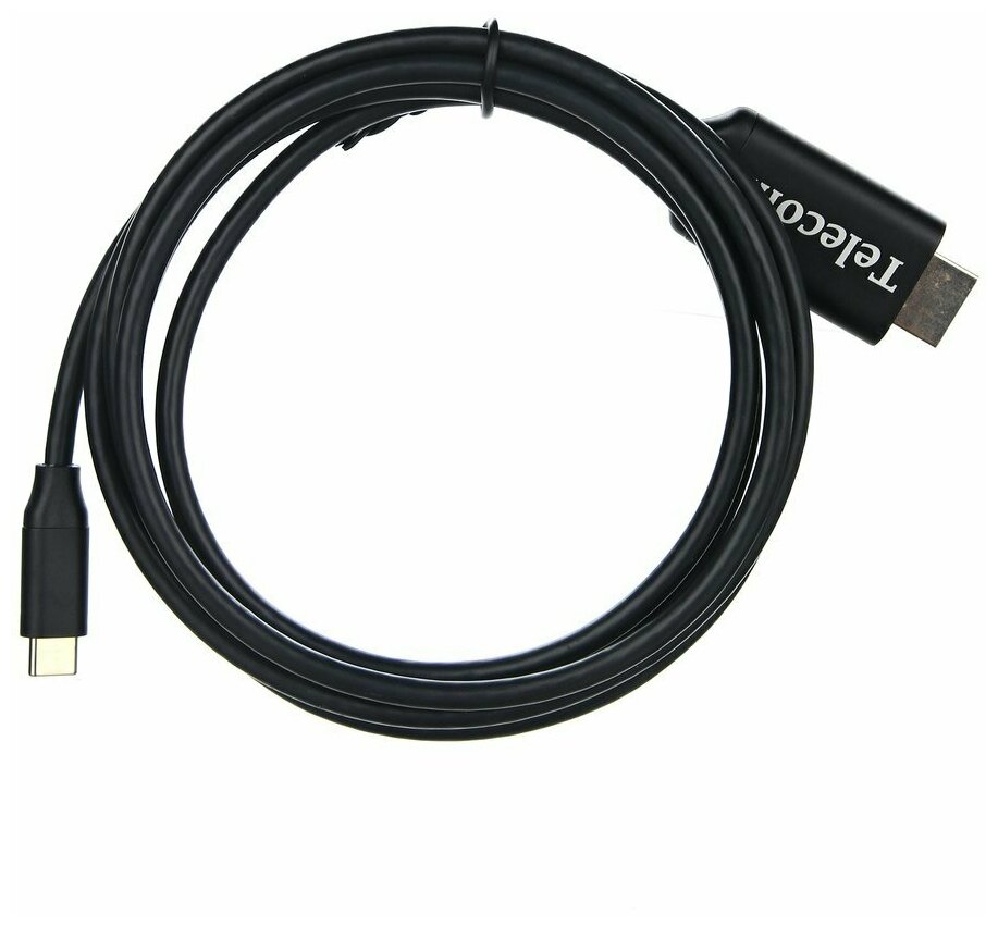 Кабель-адаптер USB3.1 Type-Cm --> Hdmi A(m) 4K@60Hz, 1.8m, Telecom Tcc008t-1.8m