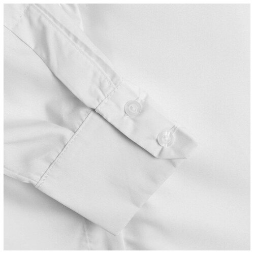 фото Рубашка базовая sl, оверсайз 50-52, белый rusexpress