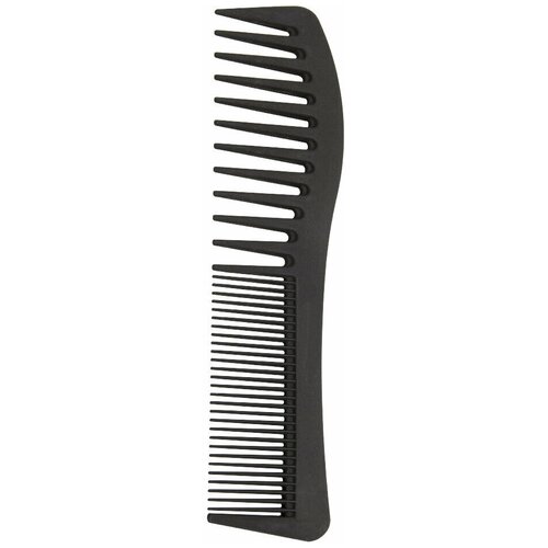 Расчёска комбинированная, 18,7 × 5 см, цвет чёрный